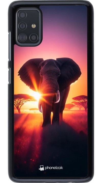 Coque Samsung Galaxy A51 - Elephant Sunrise Beauty