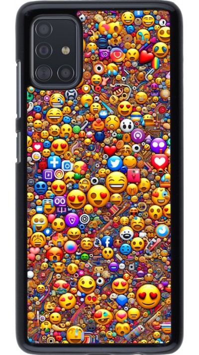 Coque Samsung Galaxy A51 - Emoji mixed