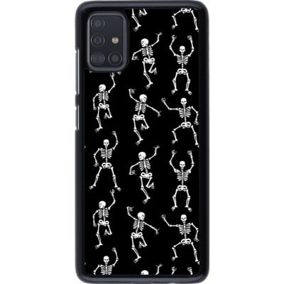 Coque Samsung Galaxy A51 - Halloween 2024 dancing skeleton