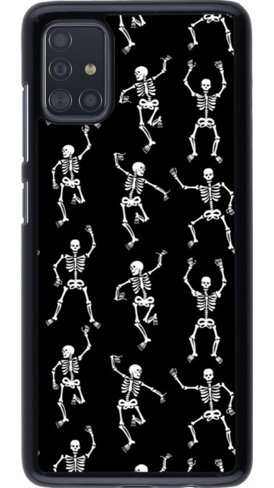 Coque Samsung Galaxy A51 - Halloween 2024 dancing skeleton