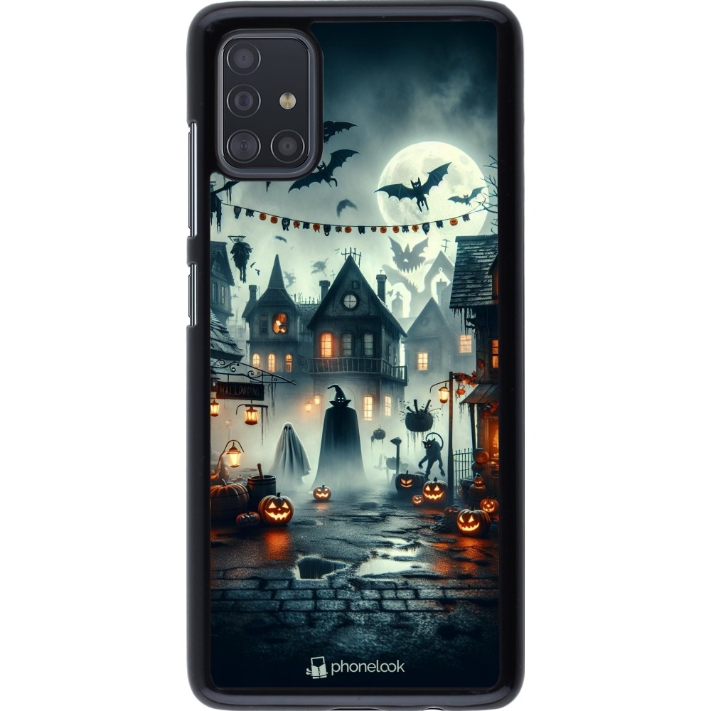 Coque Samsung Galaxy A51 - Halloween Spookville