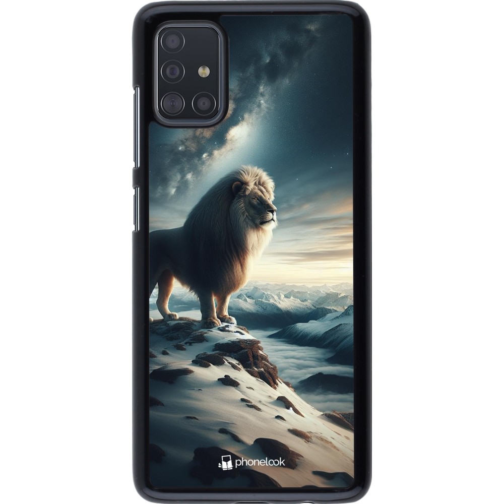 Coque Samsung Galaxy A51 - Le lion blanc