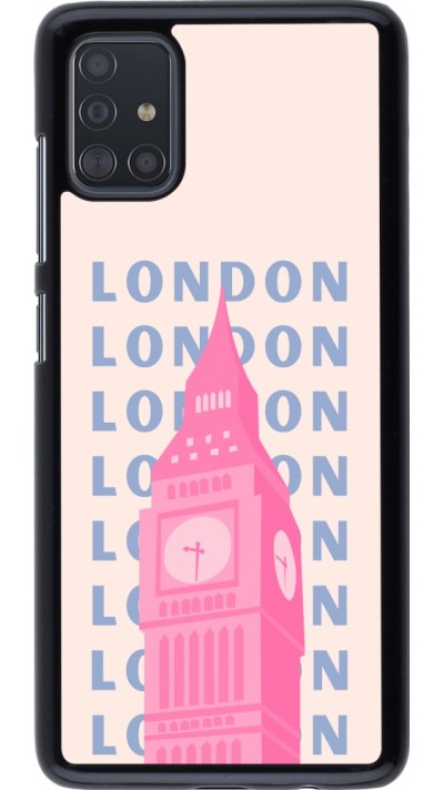 Coque Samsung Galaxy A51 - London Pink Print