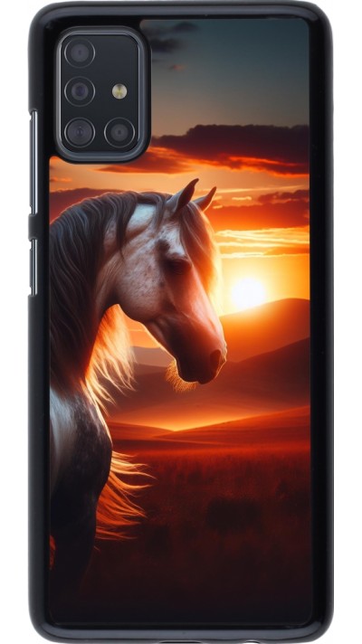 Coque Samsung Galaxy A51 - Majestic Sunset Horse