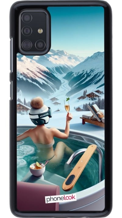 Coque Samsung Galaxy A51 - Montagne Glamour Jacuzzi