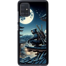 Coque Samsung Galaxy A51 - Ninja sous la lune