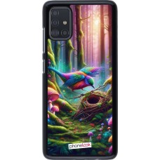 Coque Samsung Galaxy A51 - Oiseau Nid Forêt