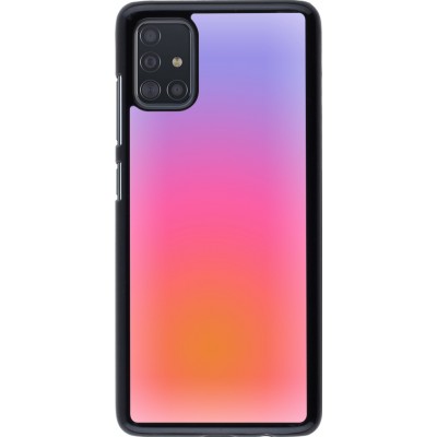 Coque Samsung Galaxy A51 - Orange Pink Blue Gradient