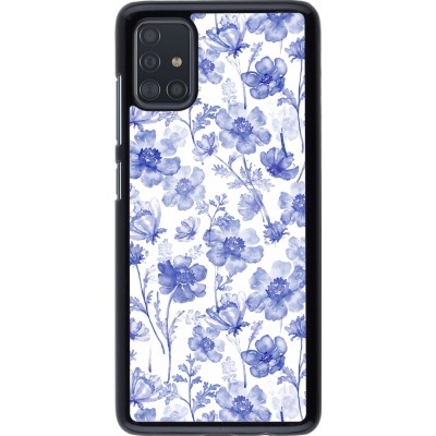 Coque Samsung Galaxy A51 - Spring 23 watercolor blue flowers