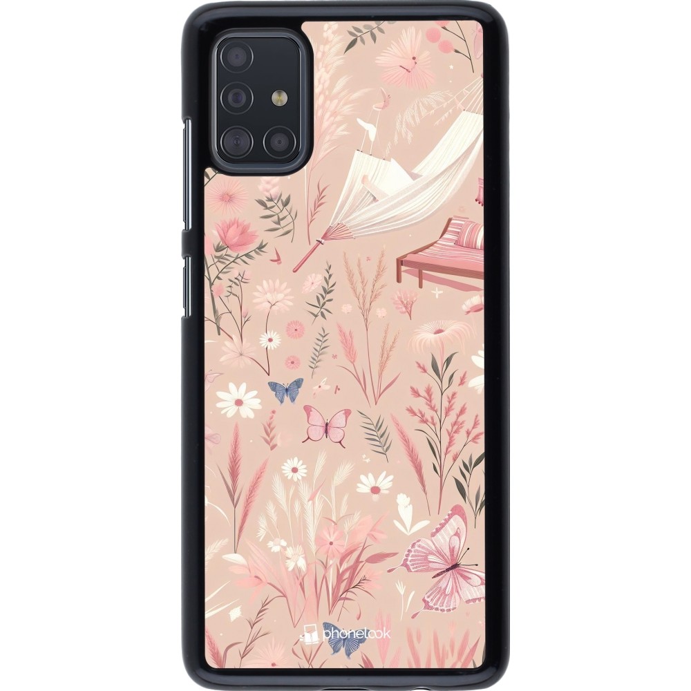 Samsung Galaxy A51 Case Hülle - Sommer Pastellmuster