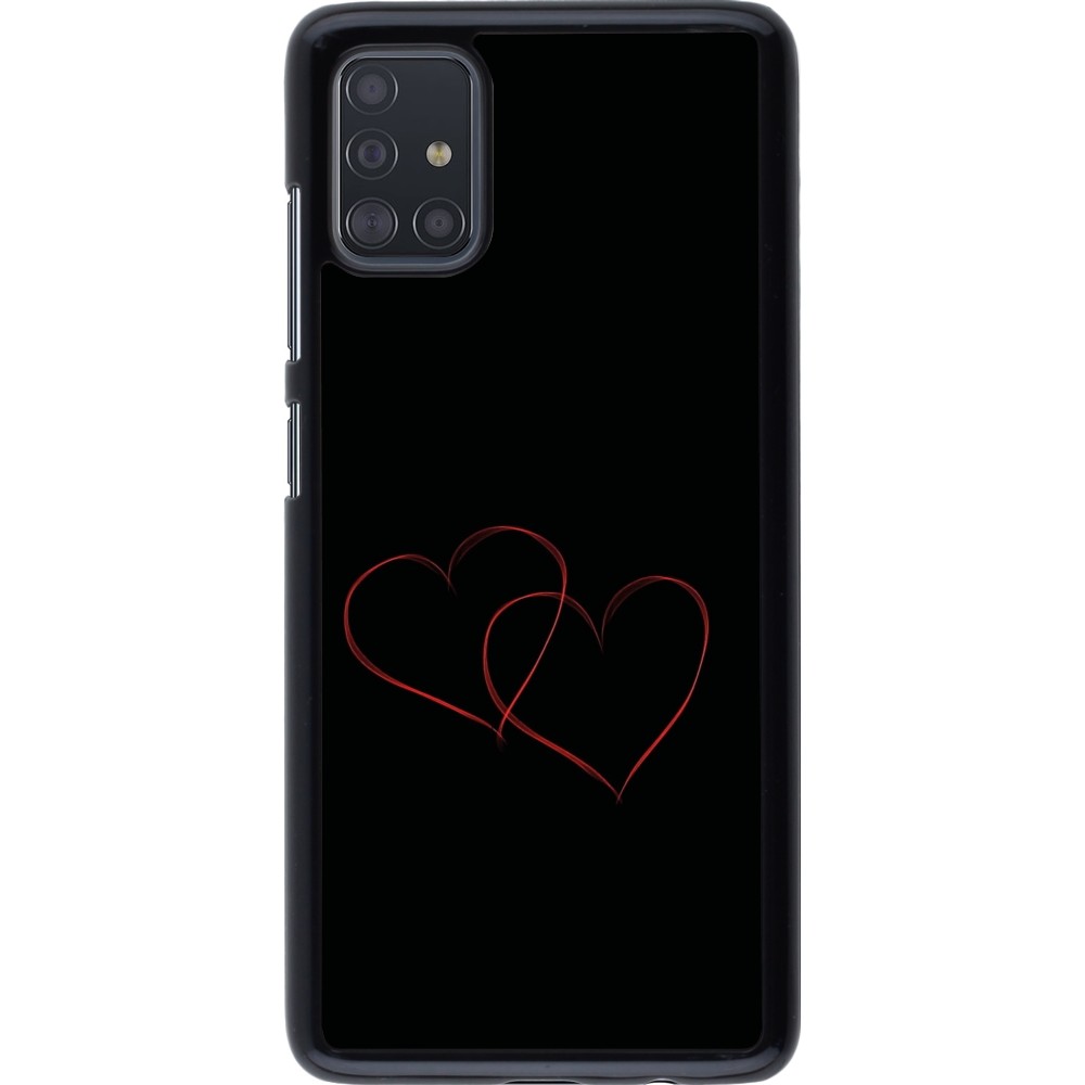 Coque Samsung Galaxy A51 - Valentine 2023 attached heart