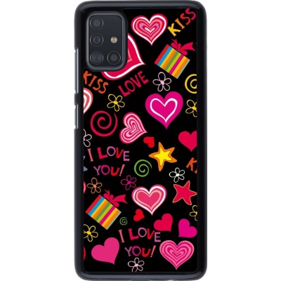 Coque Samsung Galaxy A51 - Valentine 2023 love symbols