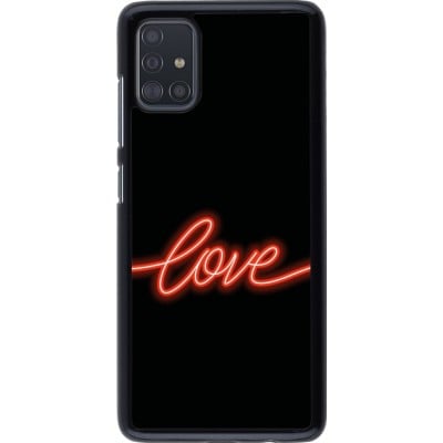 Coque Samsung Galaxy A51 - Valentine 2023 neon love