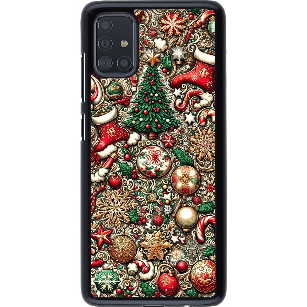 Coque Samsung Galaxy A51 - Noël 2023 micro pattern