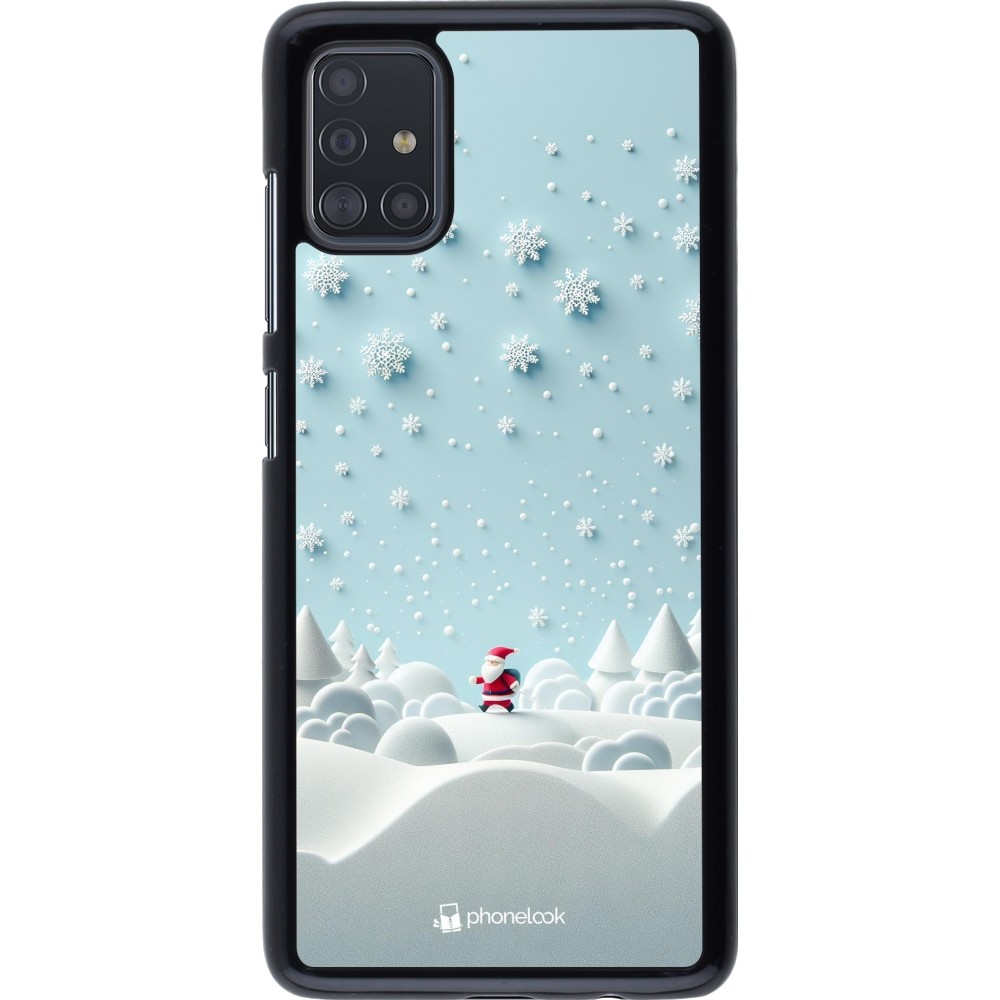 Coque Samsung Galaxy A51 - Noël 2023 Petit Père Flocon