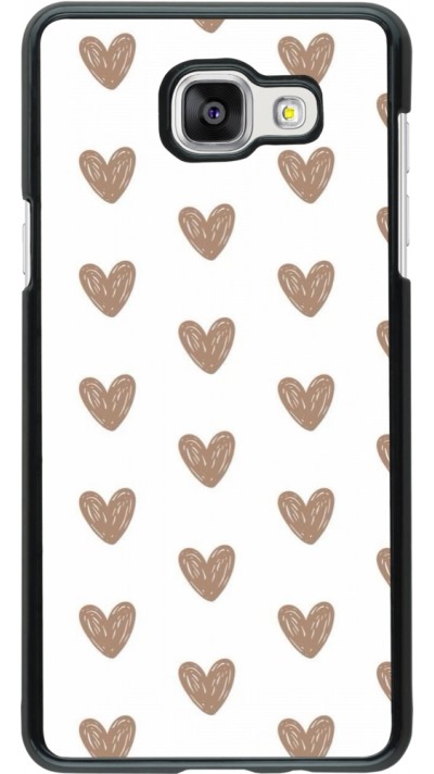 Coque Samsung Galaxy A5 (2016) - Autumn 2024 brown hearts