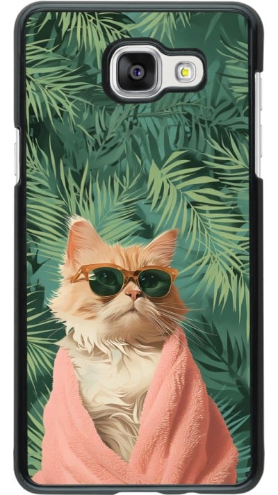 Coque Samsung Galaxy A5 (2016) - Cat Summer Palms