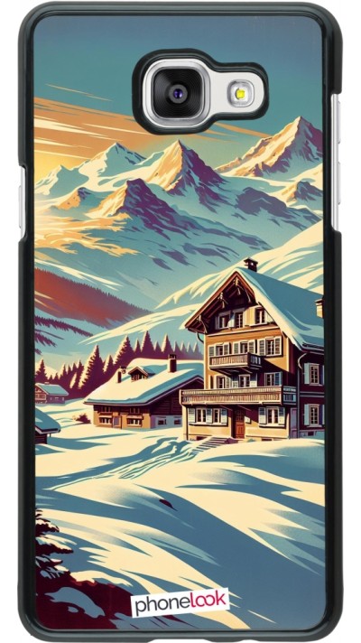 Coque Samsung Galaxy A5 (2016) - Chalet montagne enneigée