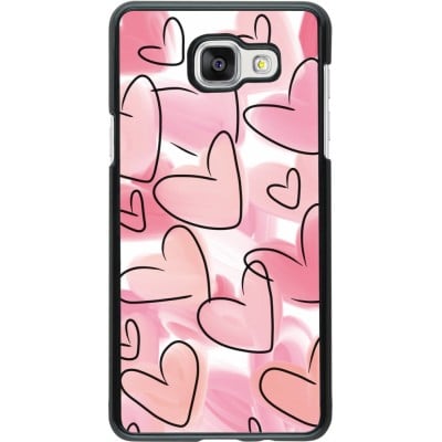 Coque Samsung Galaxy A5 (2016) - Easter 2023 pink hearts