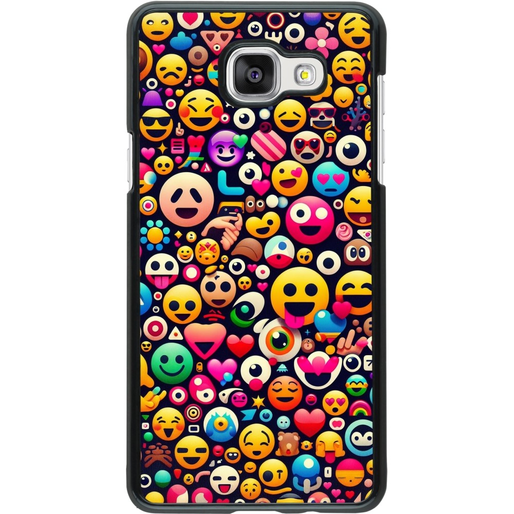 Coque Samsung Galaxy A5 (2016) - Emoji Mix Color