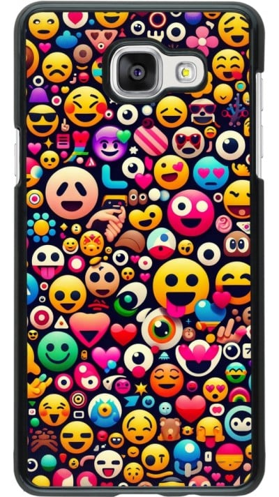 Coque Samsung Galaxy A5 (2016) - Emoji Mix Color