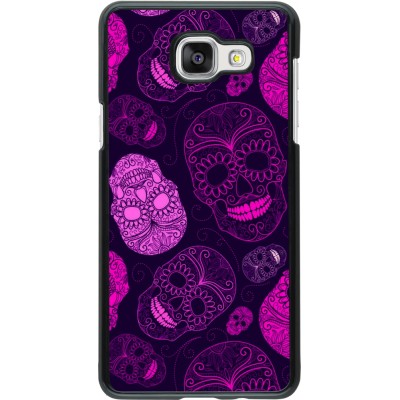 Coque Samsung Galaxy A5 (2016) - Halloween 2023 pink skulls