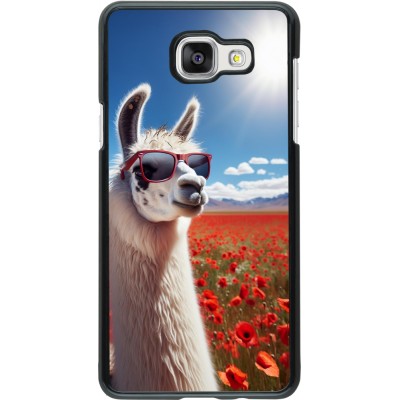 Coque Samsung Galaxy A5 (2016) - Lama Chic en Coquelicot