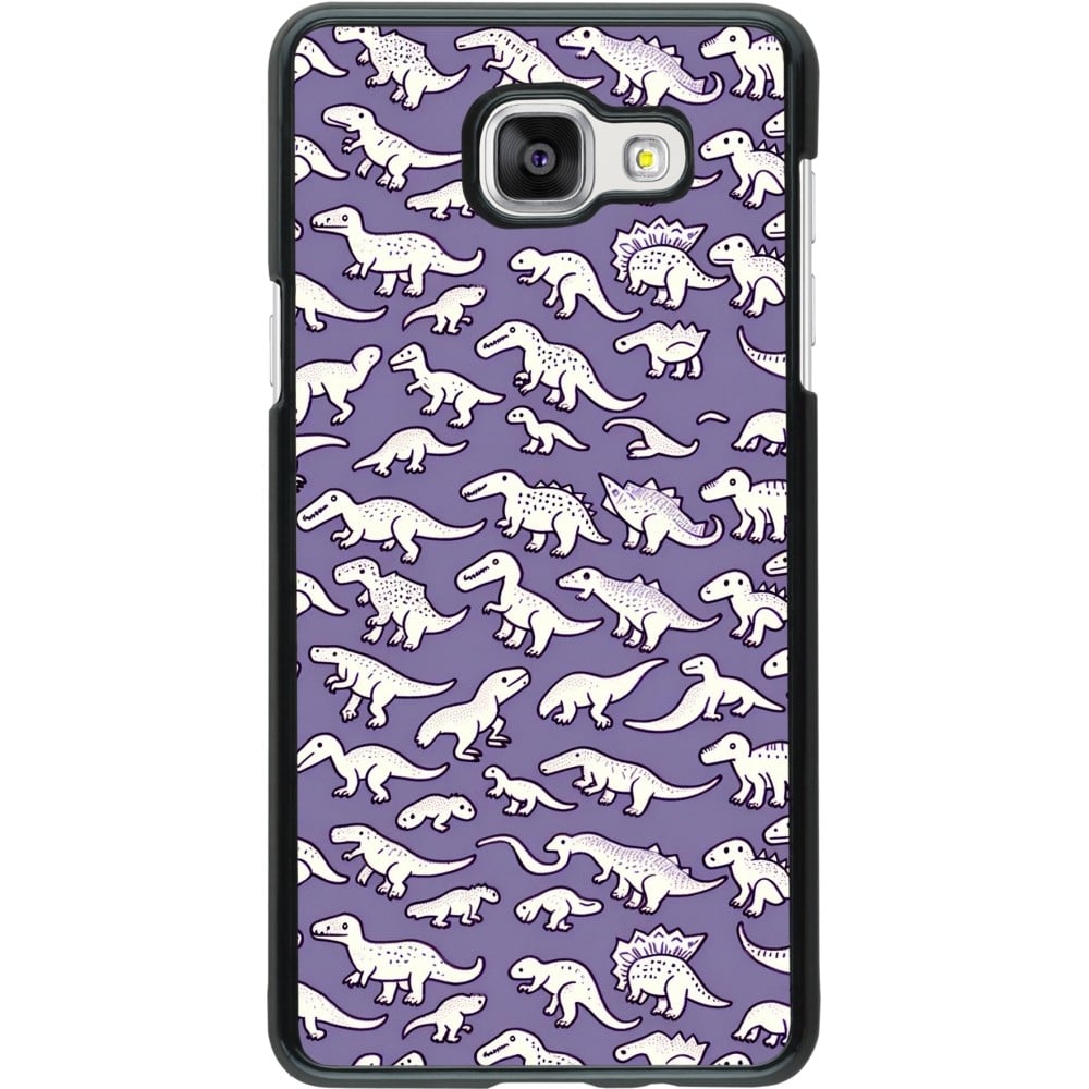 Coque Samsung Galaxy A5 (2016) - Mini dino pattern violet