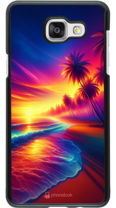 Coque Samsung Galaxy A5 (2016) - Plage coucher soleil flashy