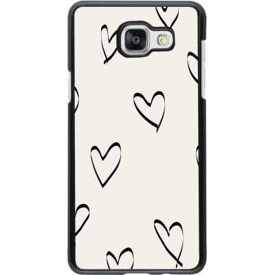 Coque Samsung Galaxy A5 (2016) - Valentine 2023 minimalist hearts