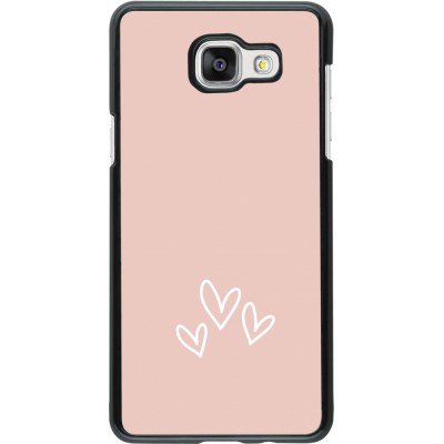 Coque Samsung Galaxy A5 (2016) - Valentine 2023 three minimalist hearts