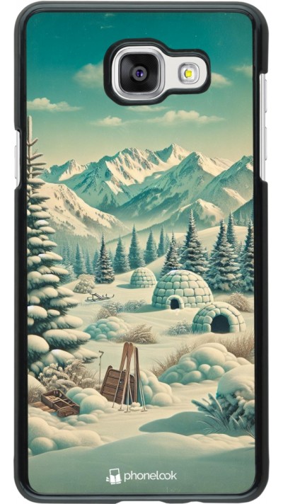 Coque Samsung Galaxy A5 (2016) - Vintage Snowy Mountain Igloo