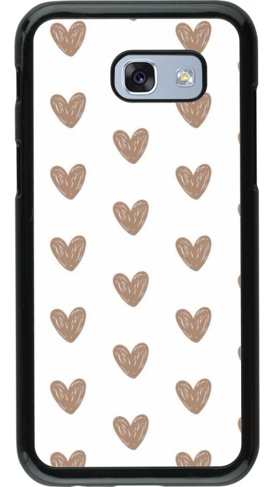 Coque Samsung Galaxy A5 (2017) - Autumn 2024 brown hearts