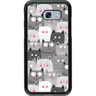 Coque Samsung Galaxy A5 (2017) - Chats gris troupeau