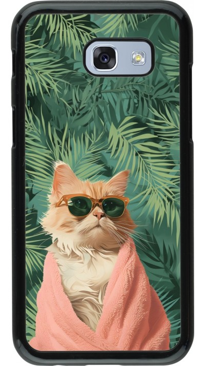 Coque Samsung Galaxy A5 (2017) - Cat Summer Palms