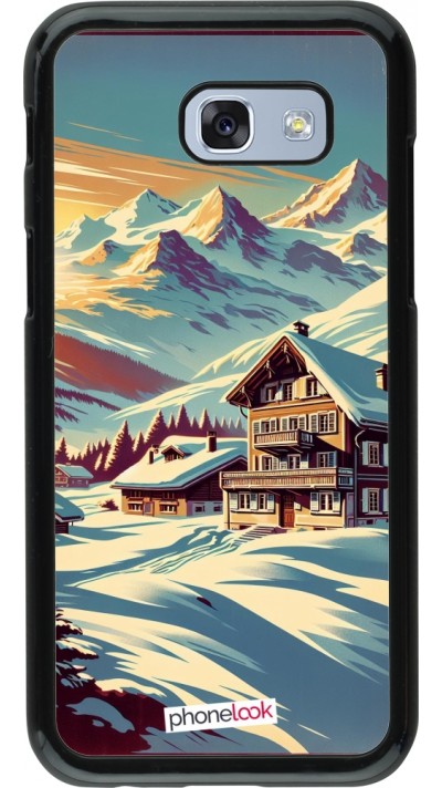 Coque Samsung Galaxy A5 (2017) - Chalet montagne enneigée