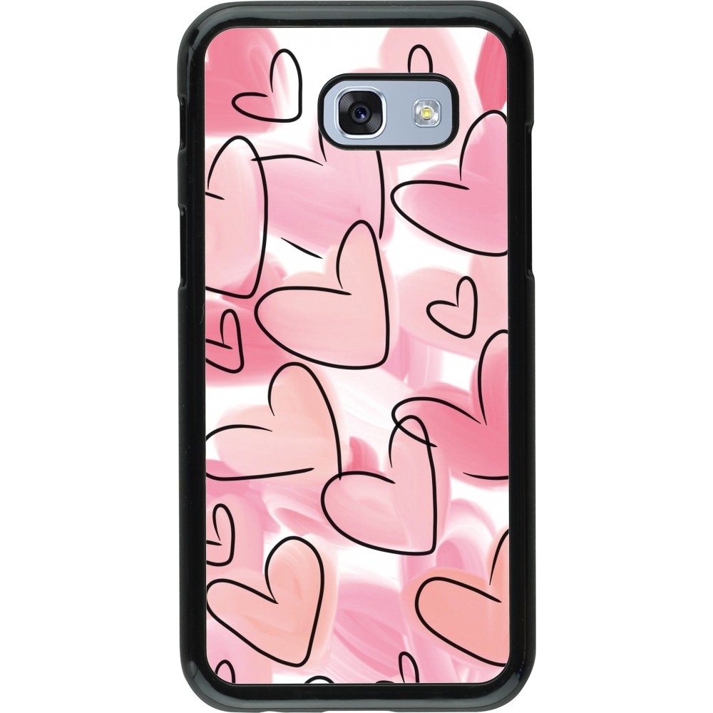 Coque Samsung Galaxy A5 (2017) - Easter 2023 pink hearts