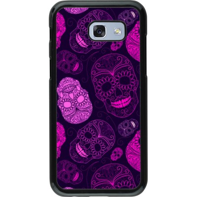 Coque Samsung Galaxy A5 (2017) - Halloween 2023 pink skulls