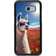 Coque Samsung Galaxy A5 (2017) - Lama Chic en Coquelicot