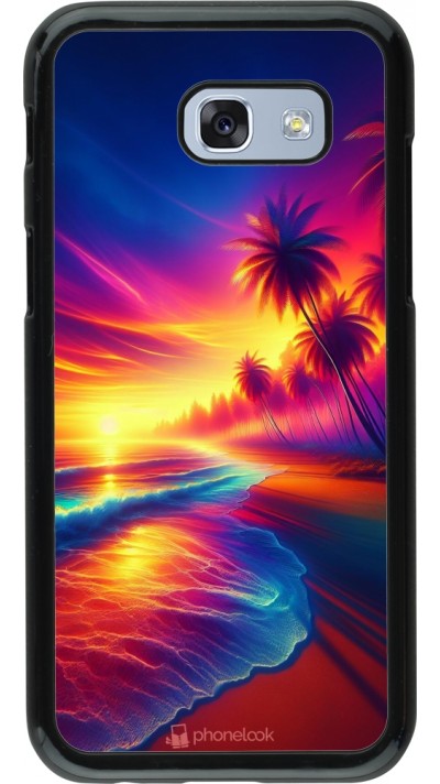 Coque Samsung Galaxy A5 (2017) - Plage coucher soleil flashy