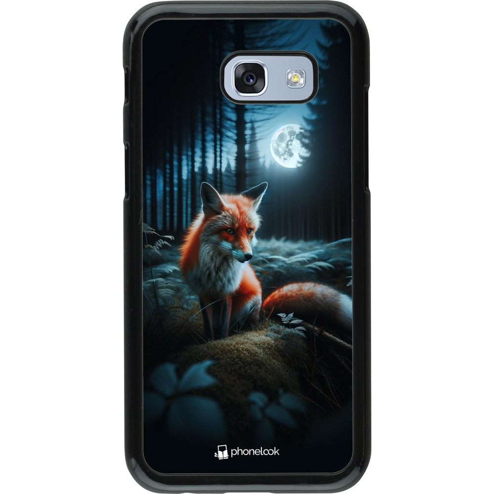 Coque Samsung Galaxy A5 (2017) - Renard lune forêt