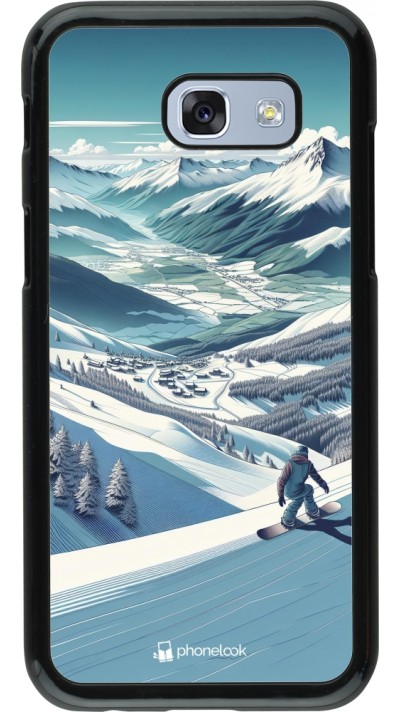 Coque Samsung Galaxy A5 (2017) - Snowboarder Montagne