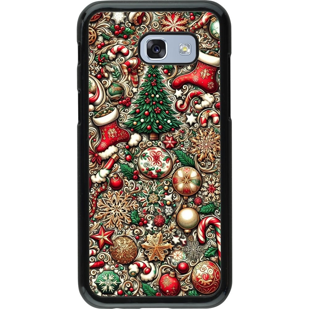 Coque Samsung Galaxy A5 (2017) - Noël 2023 micro pattern