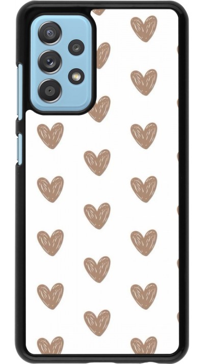 Coque Samsung Galaxy A52 - Autumn 2024 brown hearts