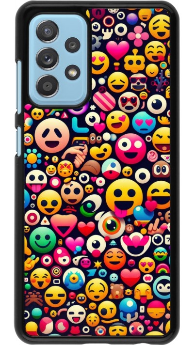 Coque Samsung Galaxy A52 - Emoji Mix Color