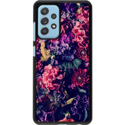 Coque Samsung Galaxy A52 5G - Flowers Dark