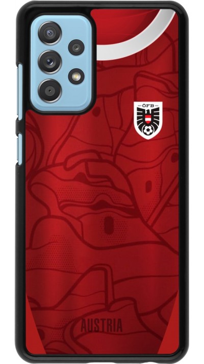 Coque Samsung Galaxy A52 - Maillot de football Autriche personnalisable