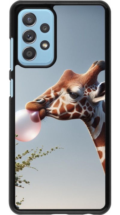 Coque Samsung Galaxy A52 - Girafe à bulle