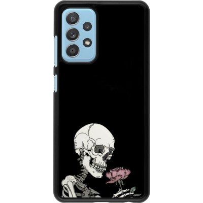 Coque Samsung Galaxy A52 - Halloween 2023 rose and skeleton