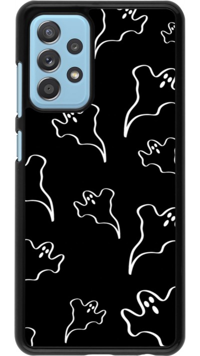 Coque Samsung Galaxy A52 - Halloween 2024 black and white ghosts